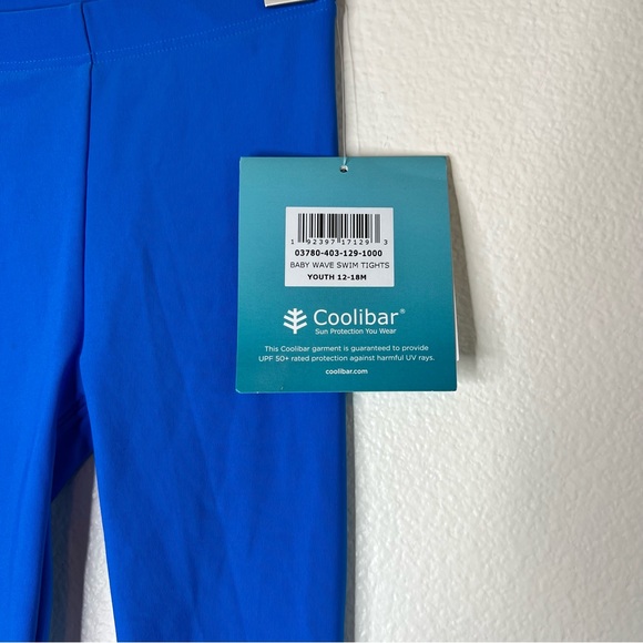 Coolibar 12M-18M Blue Leggings SPF50+ - Picture 2 of 4